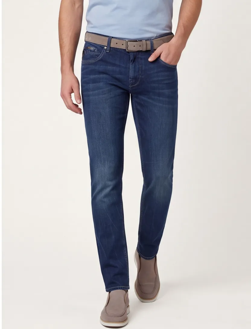 Broek Vanguard V850 5-pocket donkerblauw