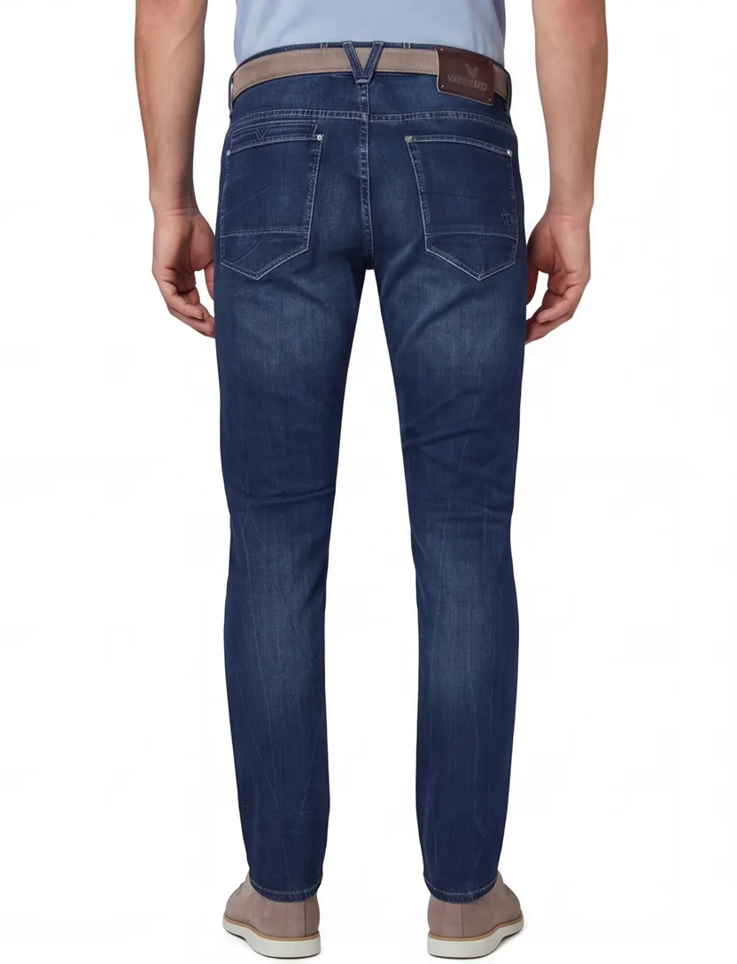 Broek Vanguard V850 5-pocket donkerblauw