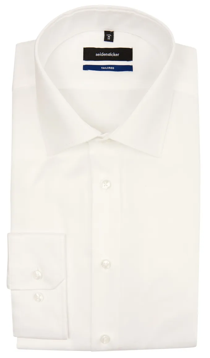 Seidensticker strijkvrij shirt wit twill Tailored