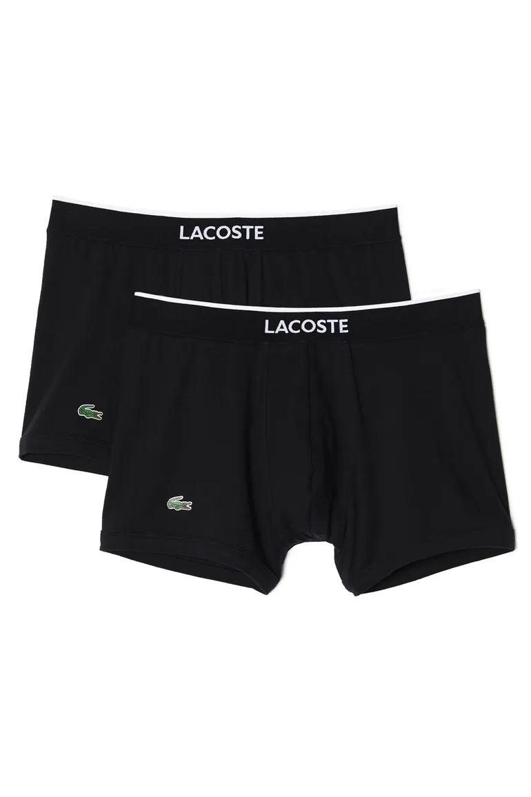 Lacoste duopack boxershorts zwart