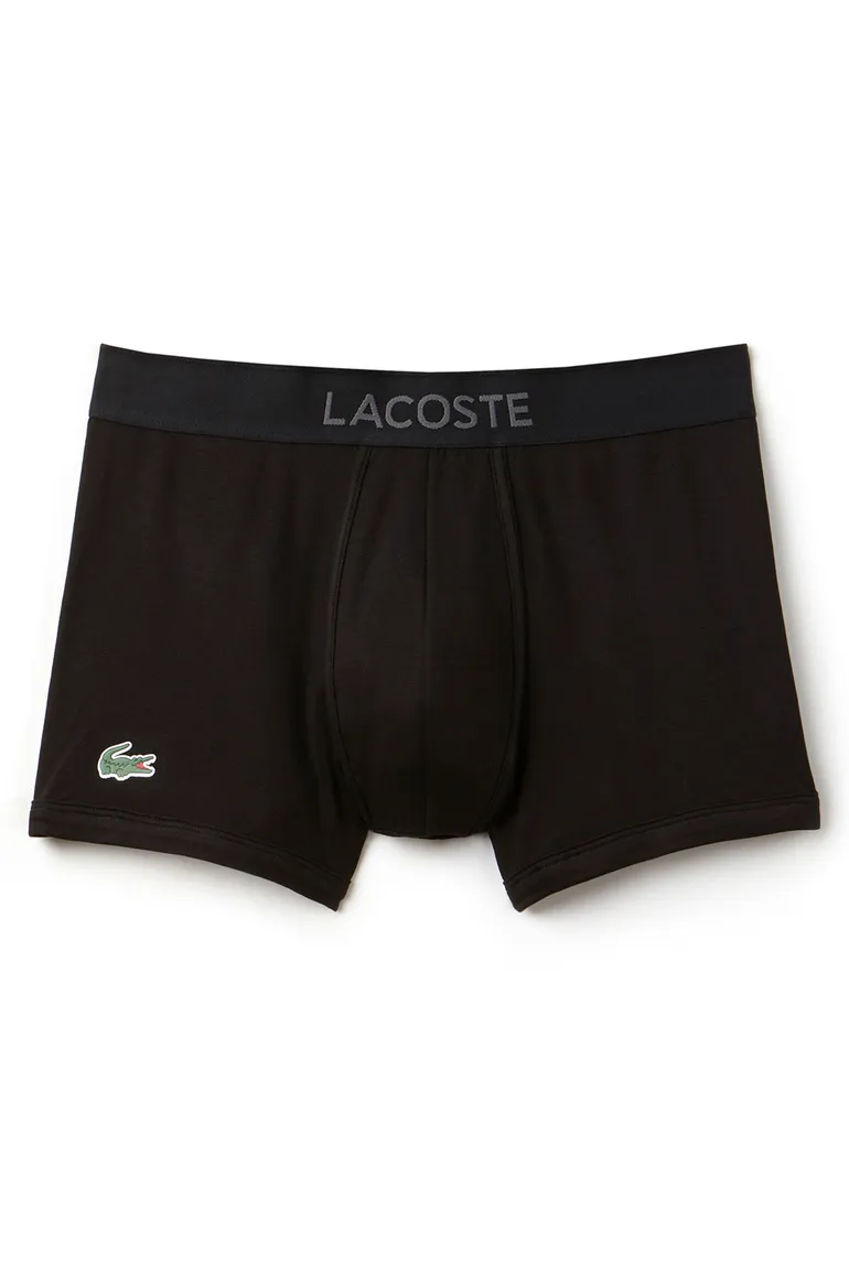 Lacoste boxershorts zwart micro pique