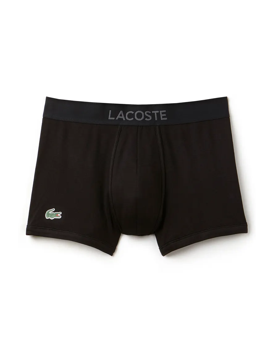 Lacoste boxershorts zwart micro pique