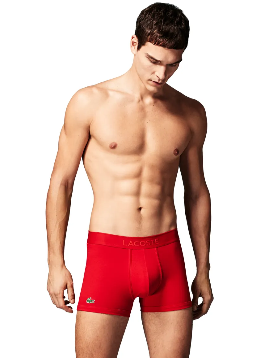 Lacoste boxershort rood micro piqué