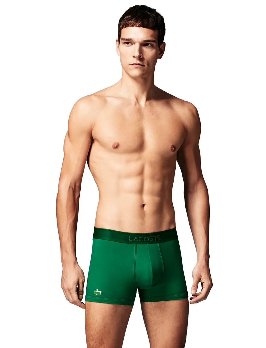 Boxershort Lacoste groen micro piqué