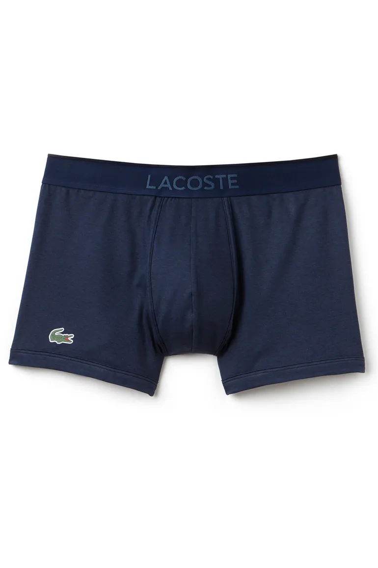 Lacoste boxer donkerblauw micro piqué