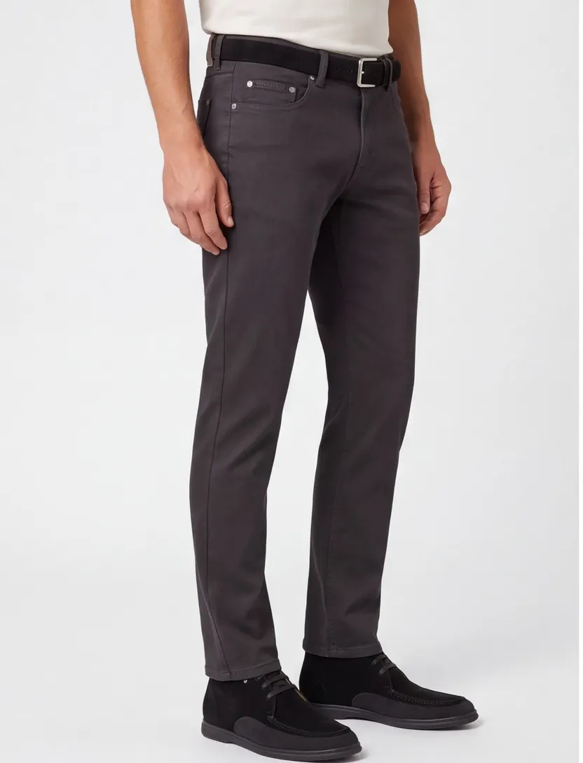 M.E.N.S. 5-pocket broek Denver zwart