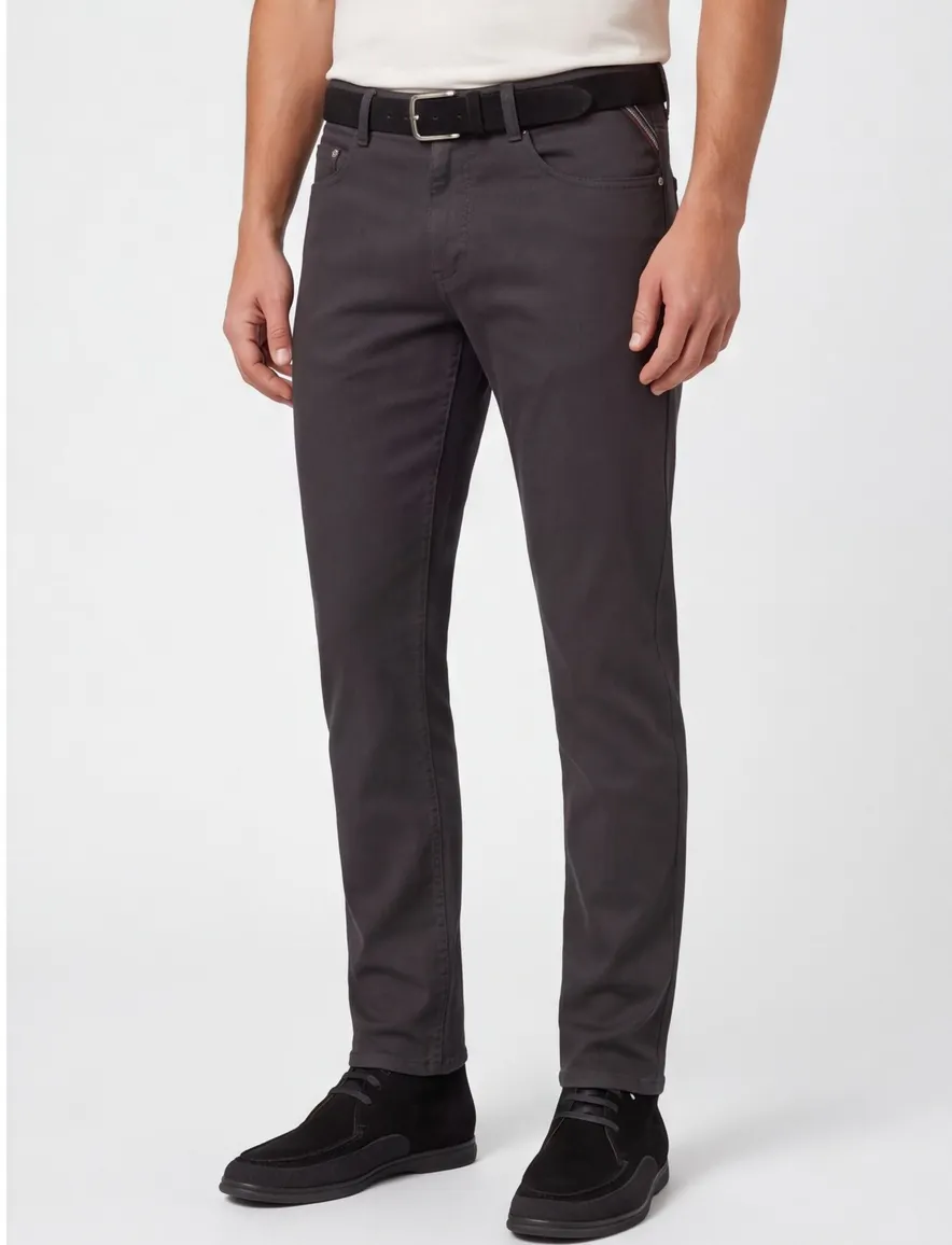 M.E.N.S. 5-pocket broek Denver zwart
