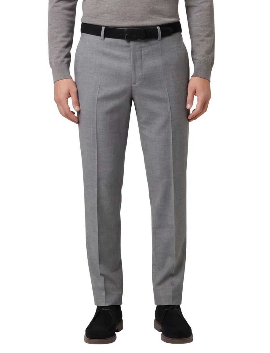 M.E.N.S. pantalon wol Madison grijs