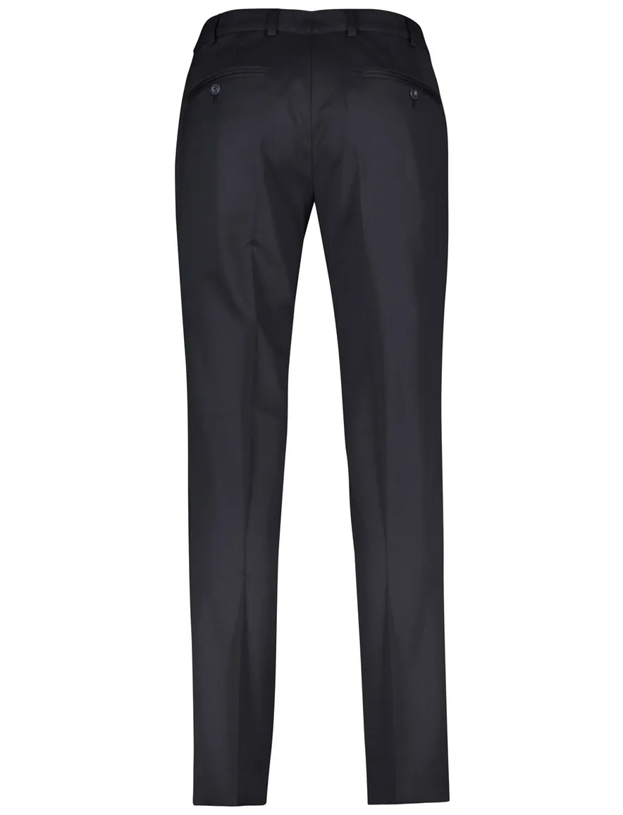M.E.N.S. wollen pantalon Madison donkerblauw