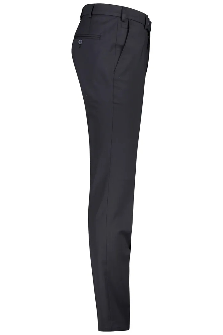 M.E.N.S. wollen pantalon Madison donkerblauw