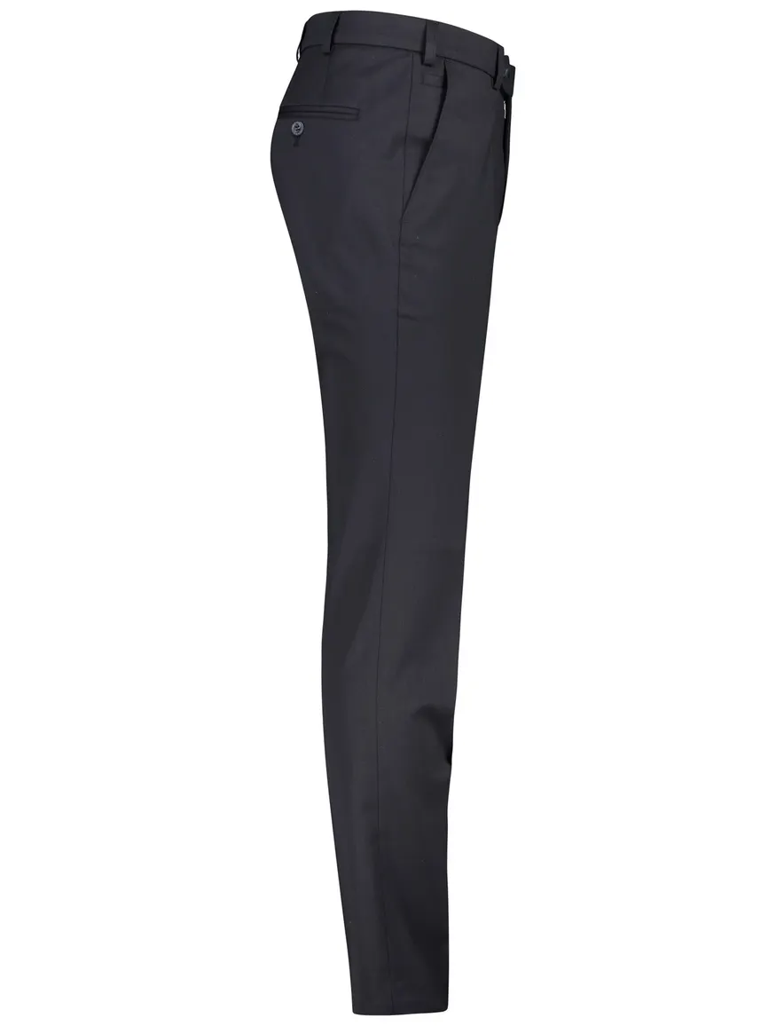 M.E.N.S. wollen pantalon Madison donkerblauw