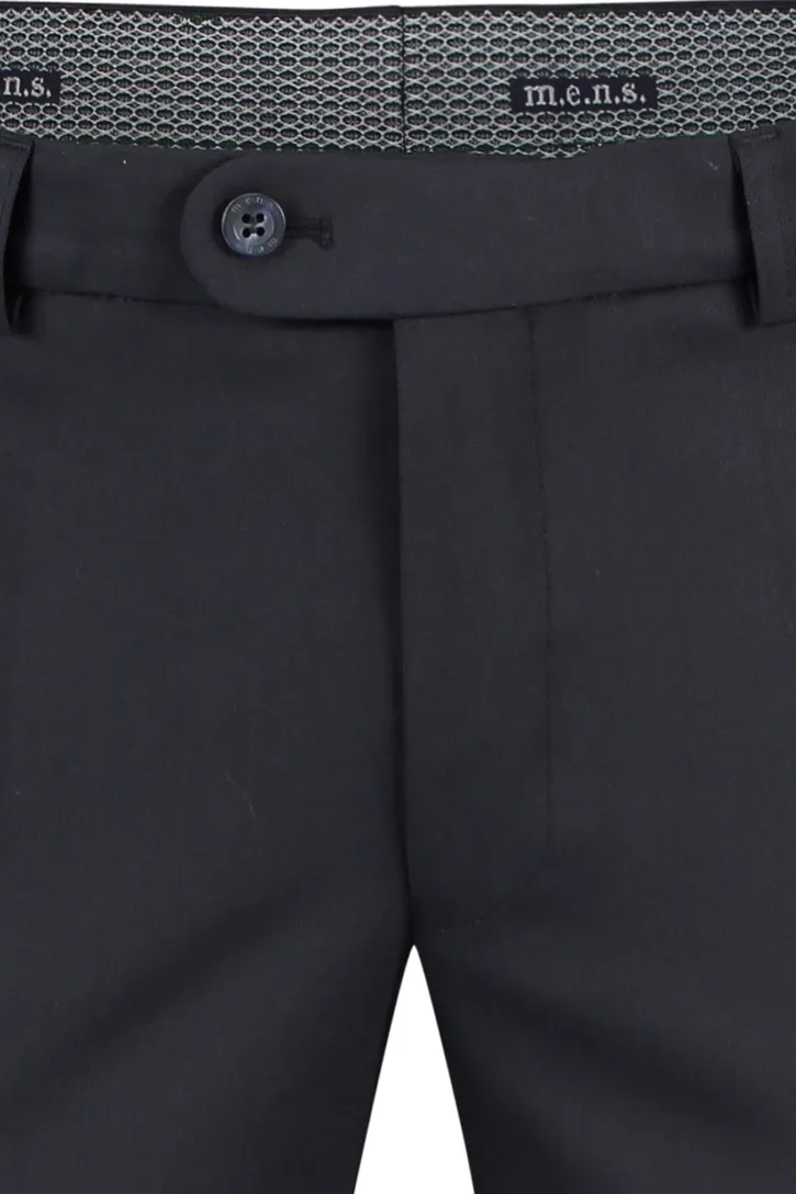 M.E.N.S. wollen pantalon Madison donkerblauw