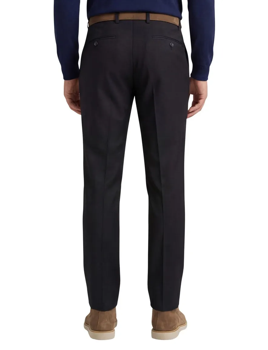 M.E.N.S. wollen pantalon Madison donkerblauw