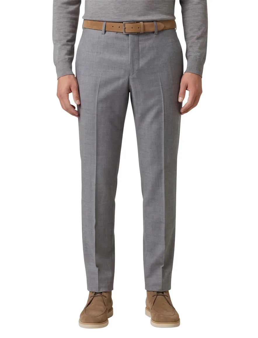 M.E.N.S. pantalon wol Madison-U grijs