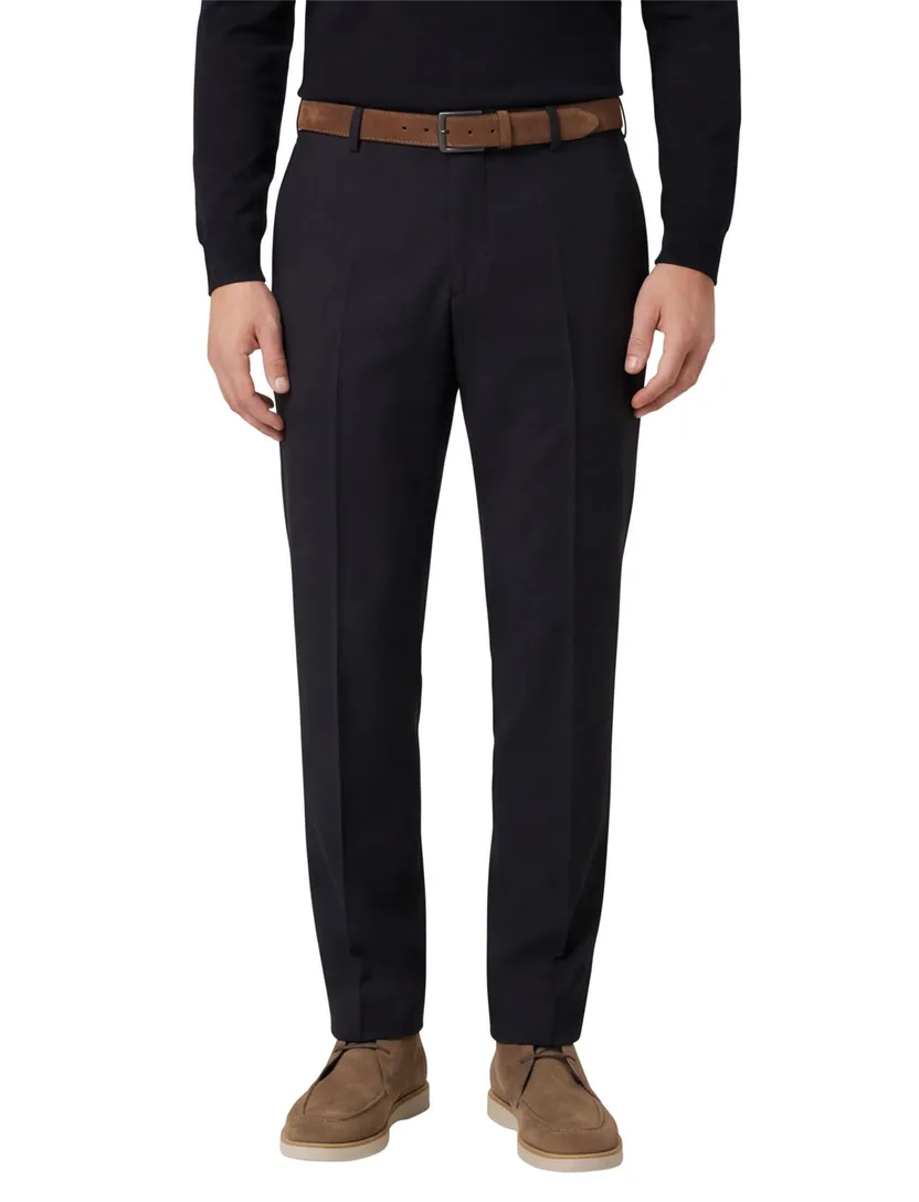 M.E.N.S. pantalon marineblauw wol Madison-U