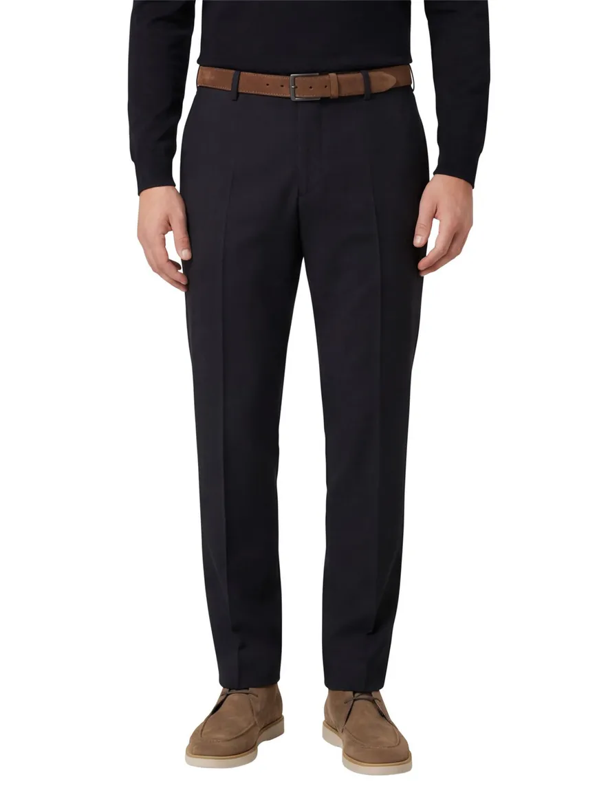 M.E.N.S. pantalon marineblauw wol Madison-U