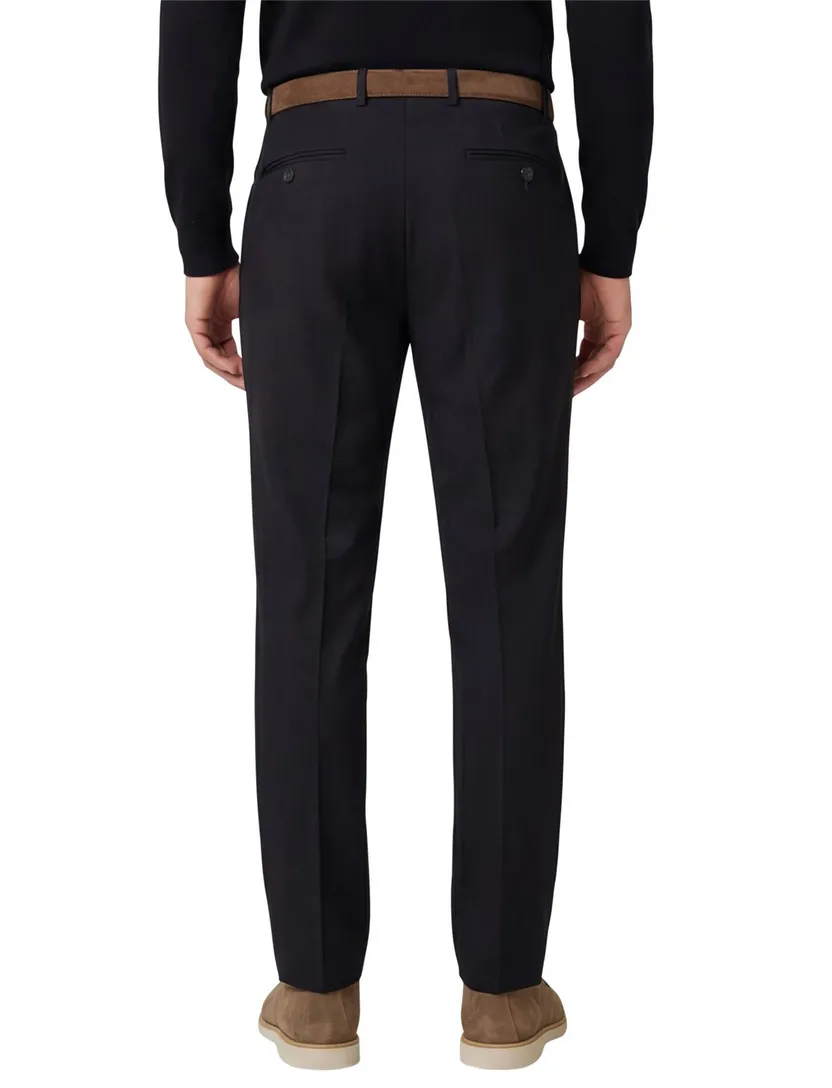 M.E.N.S. pantalon marineblauw wol Madison-U