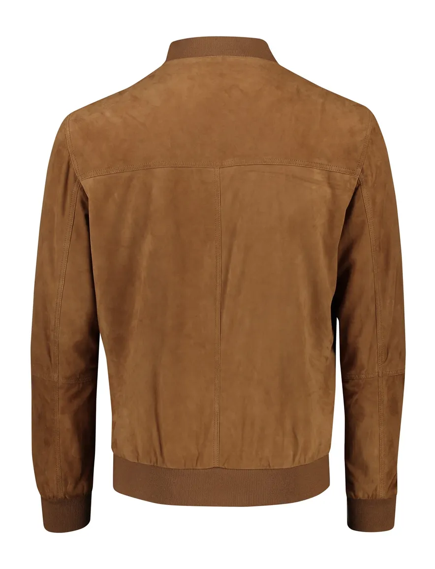 Portofino Arma suede jack cognac