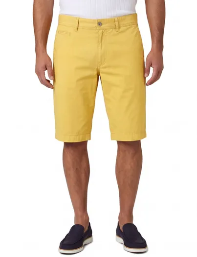 Brax Gele bermuda Brax regular fit