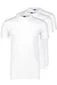 t-shirt Vergina Alan Red effen katoen wit