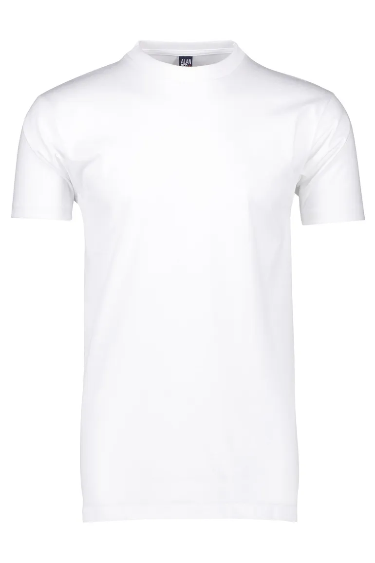 Alan Red t-shirt Virgina wit effen katoen 3-pack