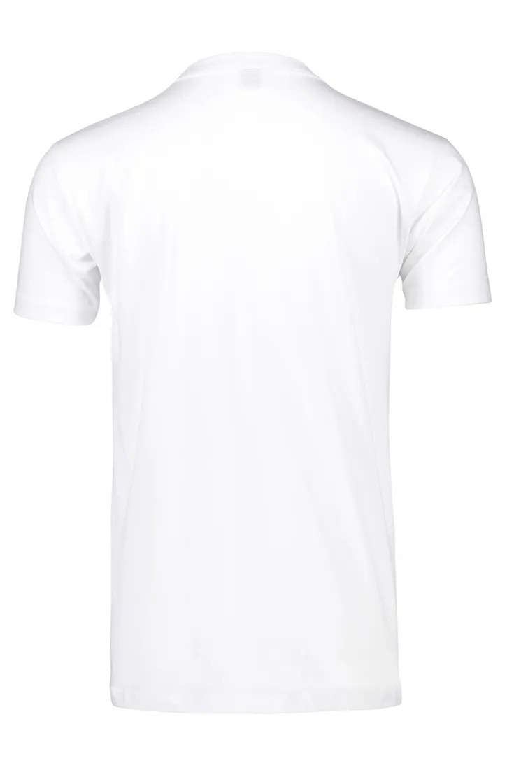 Alan Red t-shirt effen Virgina katoen wit 3-pack