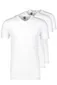 Alan Red t-shirt West Virginia aanbieding effen katoen wit 3-pack