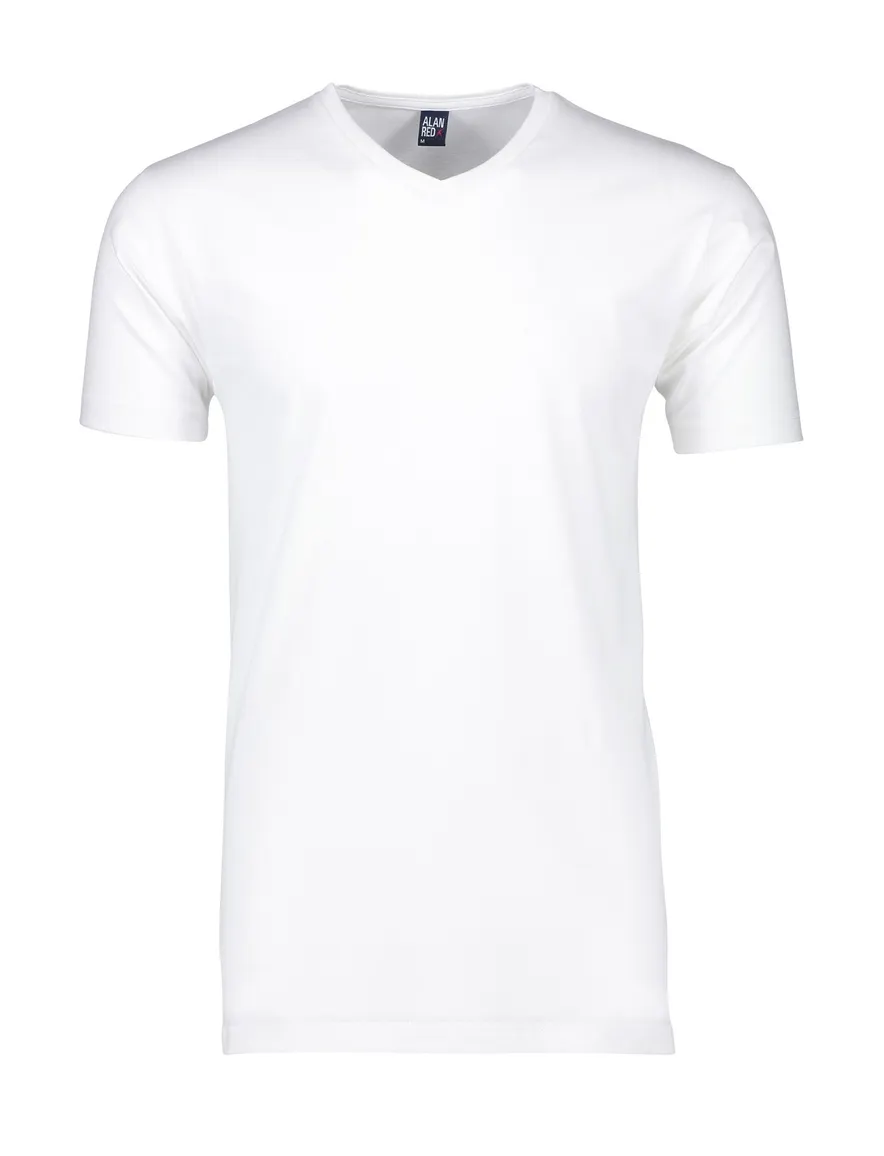 t-shirt Alan Red Alan Red t-shirts aanbieding effen katoen wit