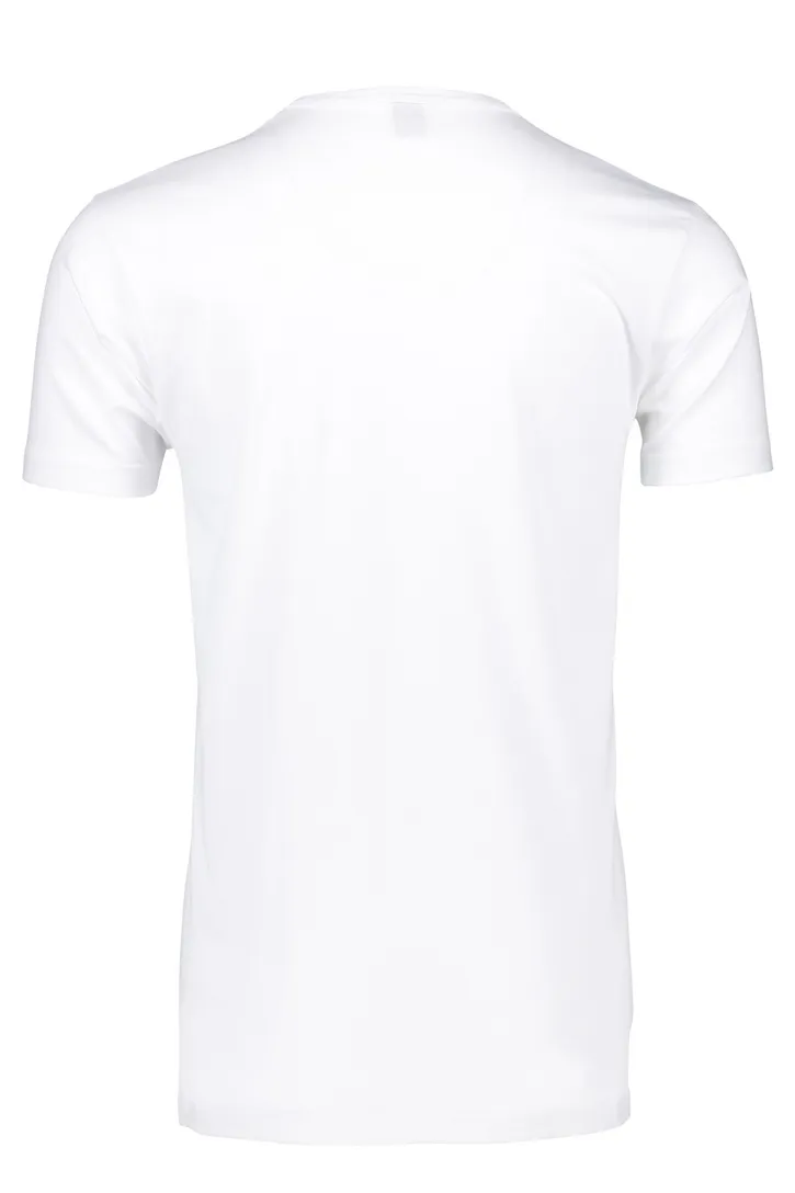 Alan Red t-shirt West Virginia aanbieding effen katoen wit 3-pack