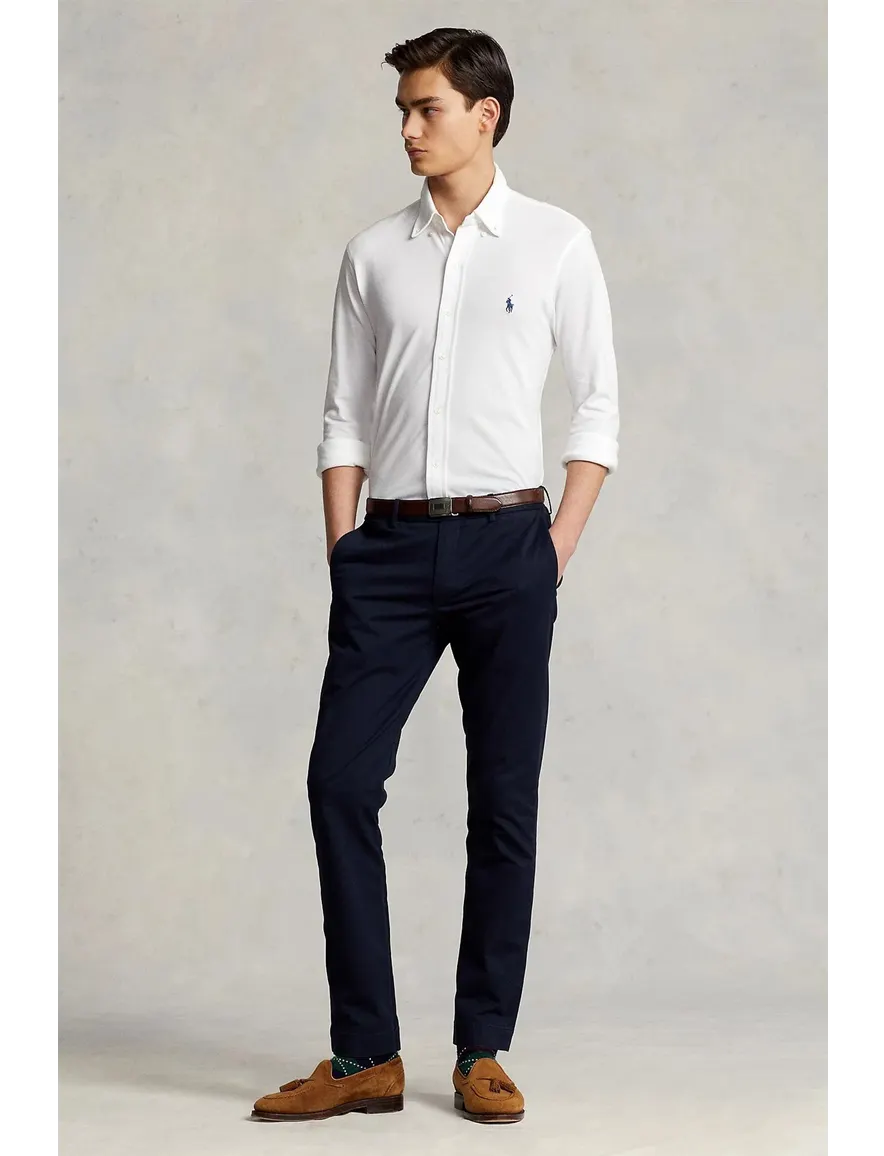 Ralph Lauren wit overhemd katoen button-down