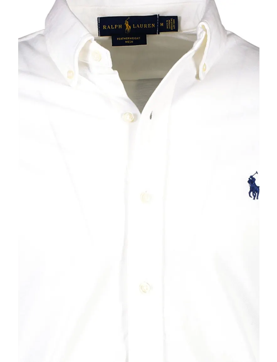 Ralph Lauren wit overhemd katoen button-down