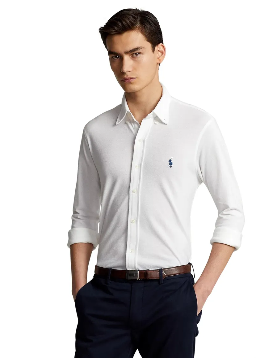 Ralph Lauren wit overhemd katoen button-down