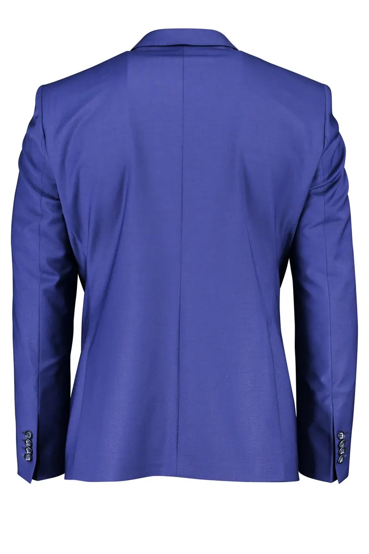 Roy Robson colbert Mix & Match blauw effen