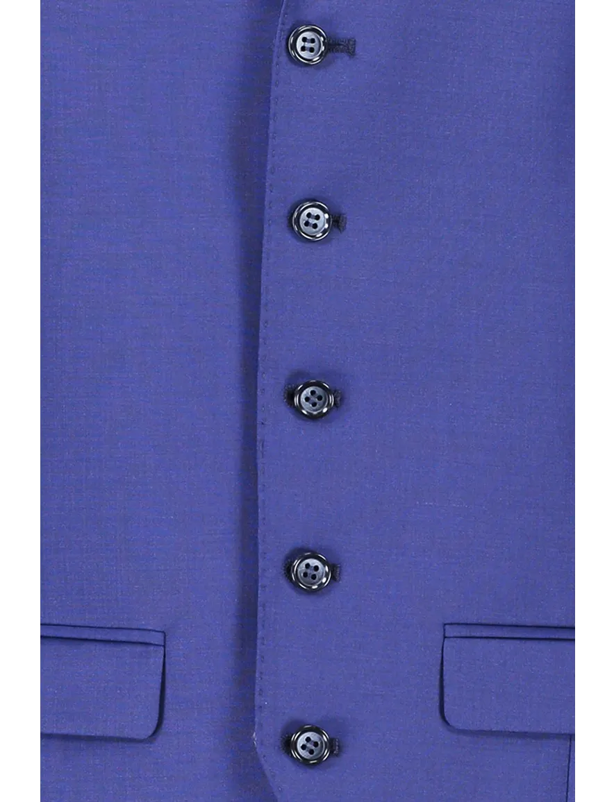 Roy Robson middenblauw gilet