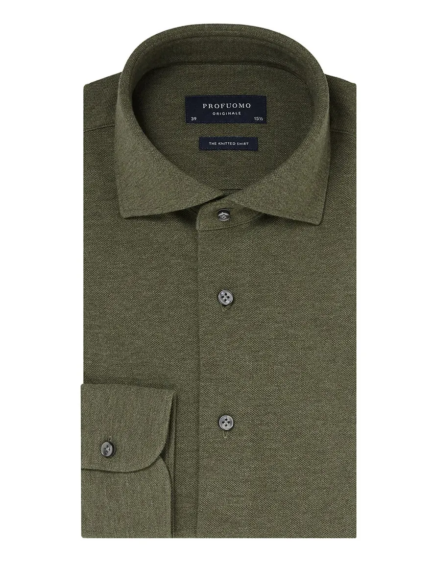 Overhemd Profuomo Originale groen