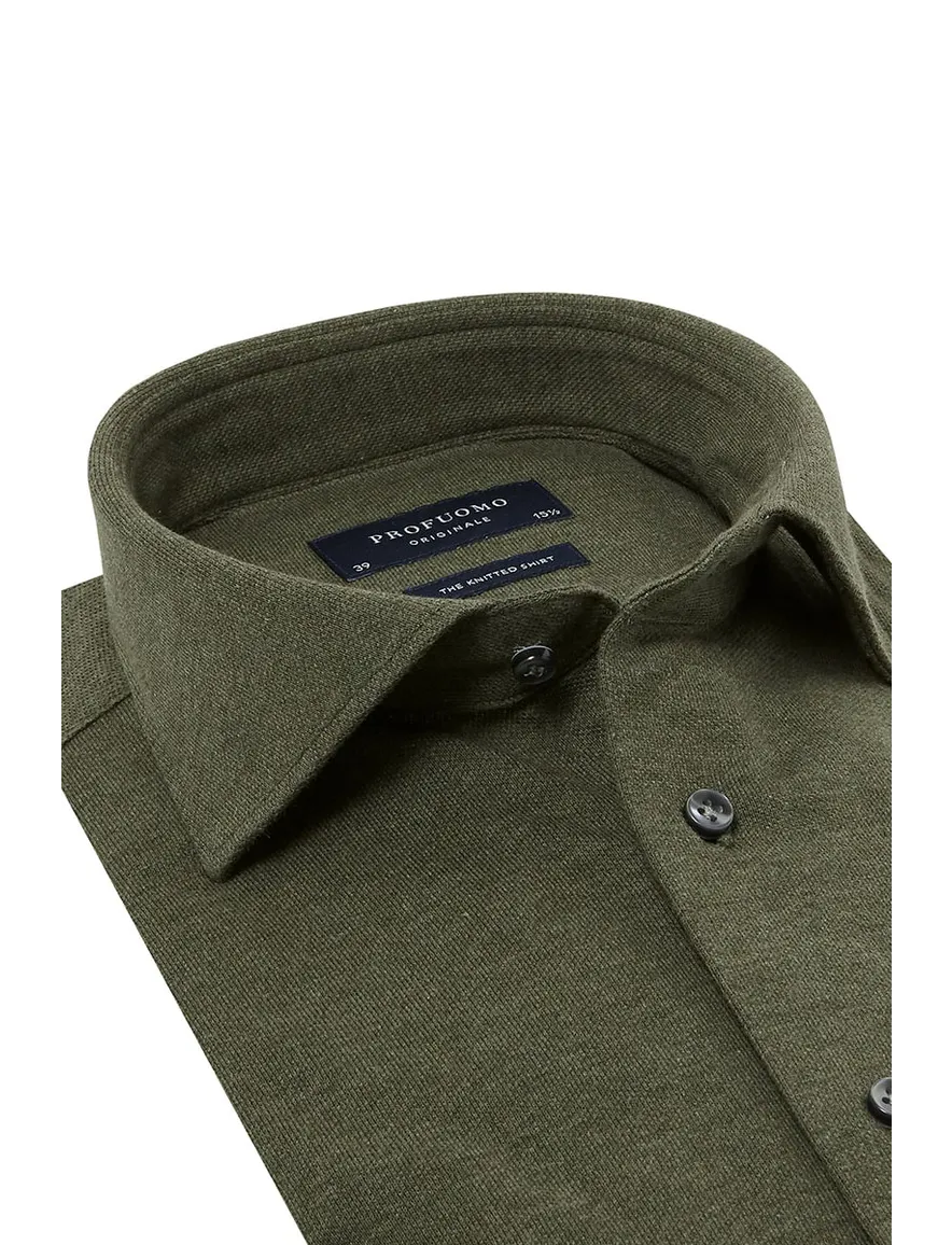 Overhemd Profuomo Originale groen