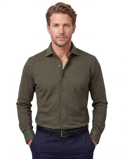 Profuomo Profuomo overhemd groen Originale