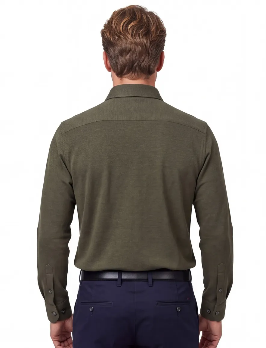 Overhemd Profuomo Originale groen