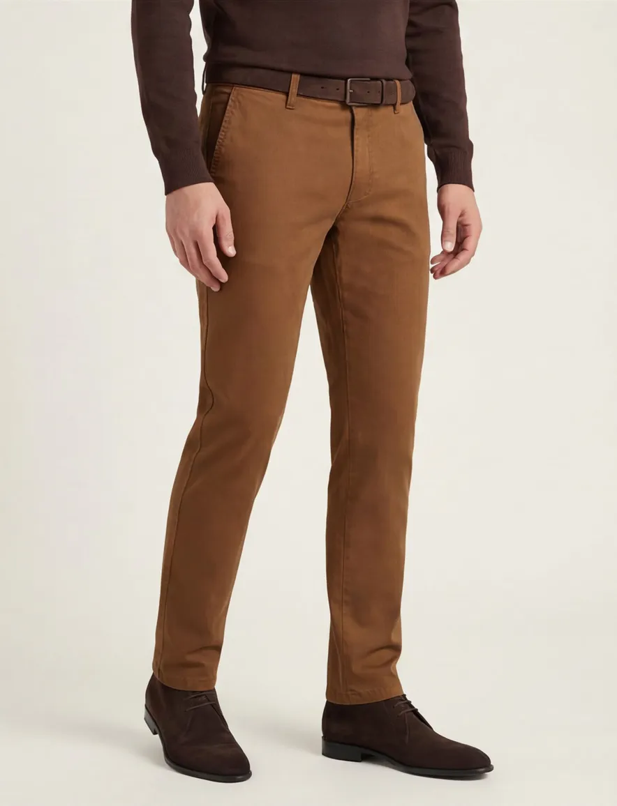 Broek M.E.N.S. Madison bruin