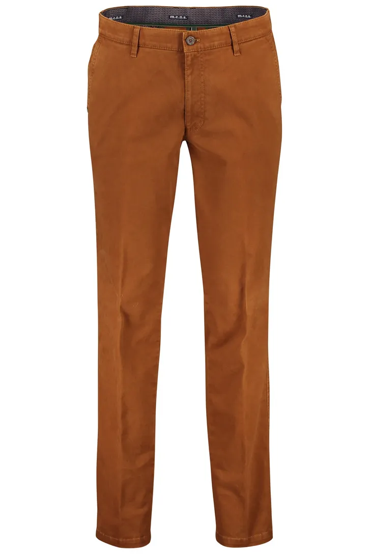 M.E.N.S. pantalon Madison oranje katoen-stretch