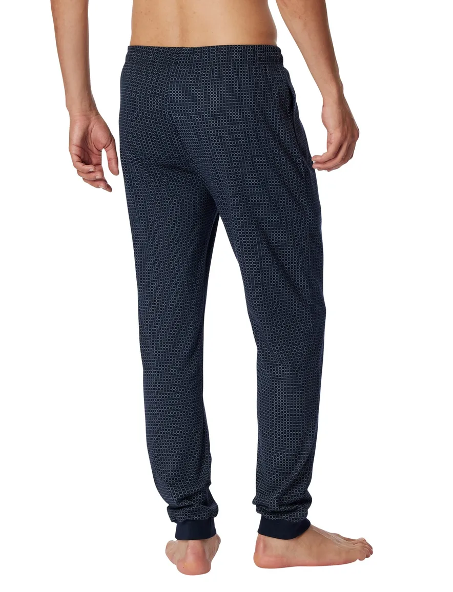 Mix & Relax pyjamabroek Schiesser navy ruit
