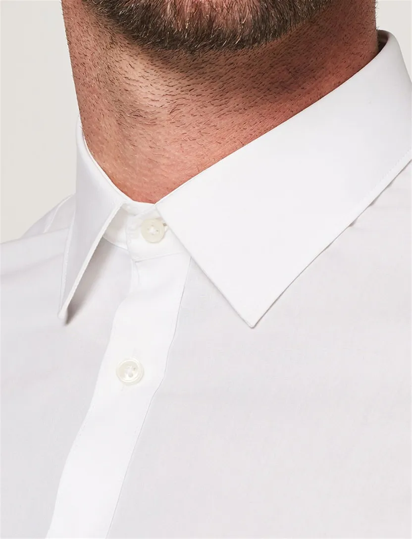 Overhemd Profuomo Originale wit Super Slim Fit