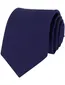 Profuomo stropdas donkerblauw effen zijde