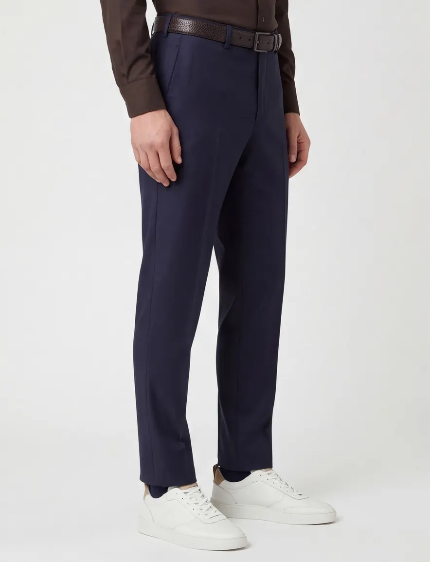 Dressler pantalon mix en match donkerblauw uni