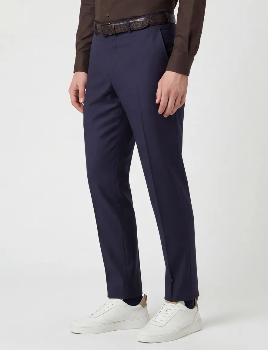 Dressler pantalon mix en match donkerblauw uni