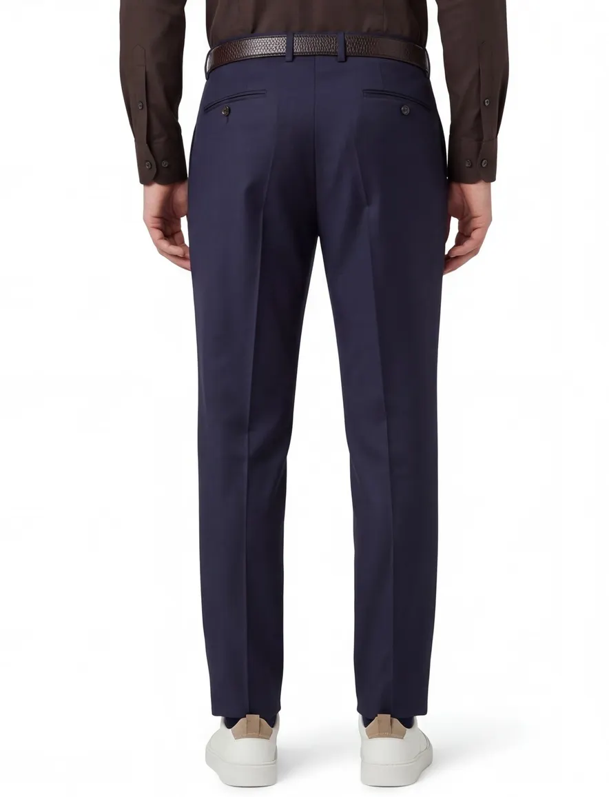 Dressler pantalon mix en match donkerblauw uni
