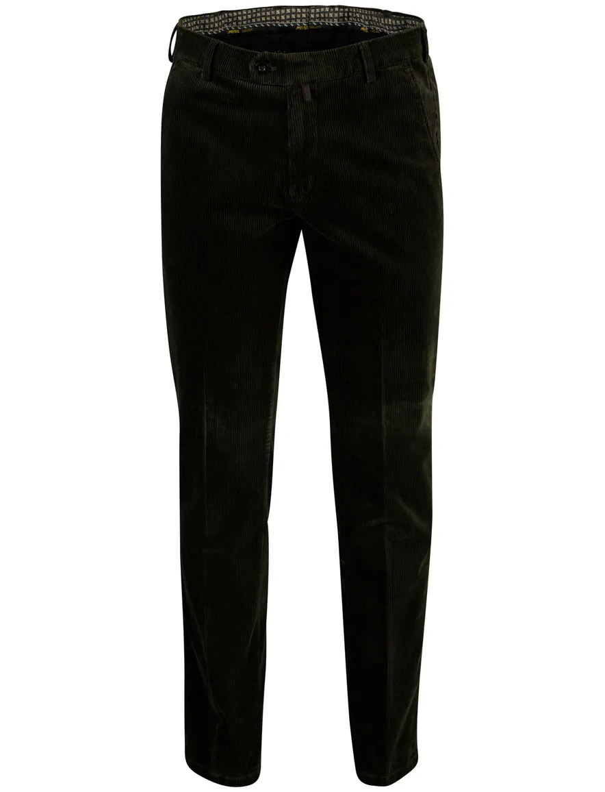 Meyer Bonn broek donkergroen corduroy
