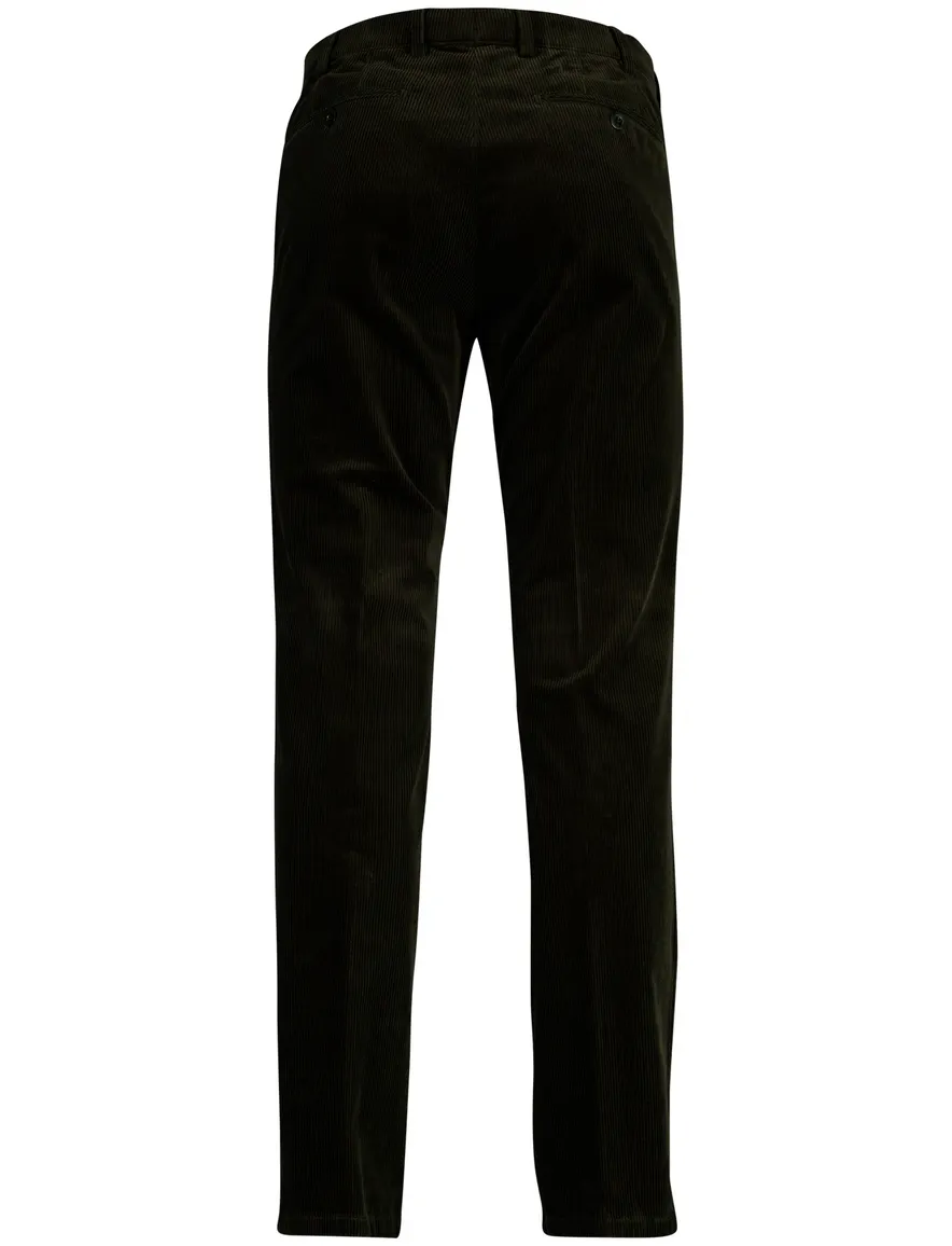 Meyer Bonn broek donkergroen corduroy