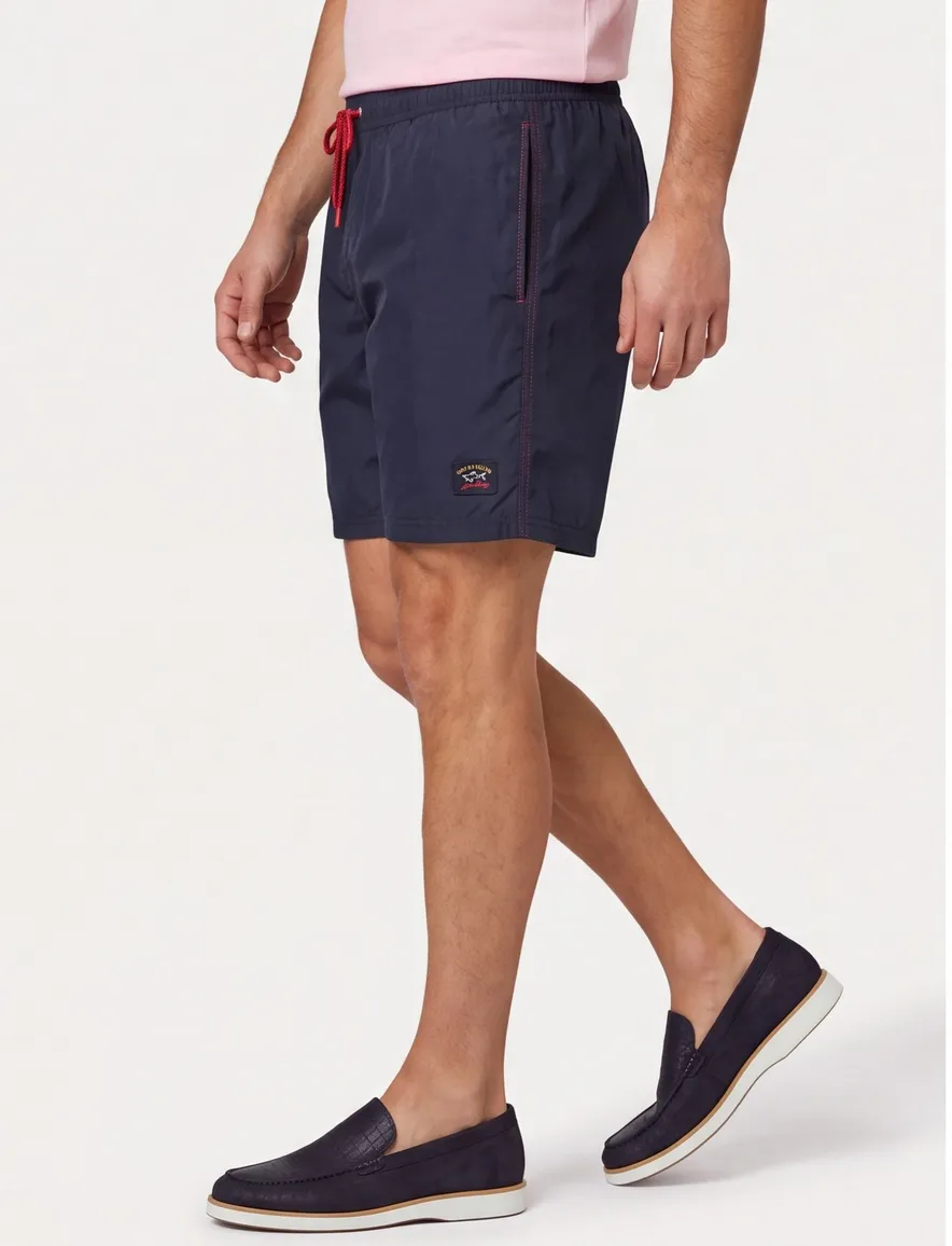 Paul & Shark donkerblauwe zwemshort