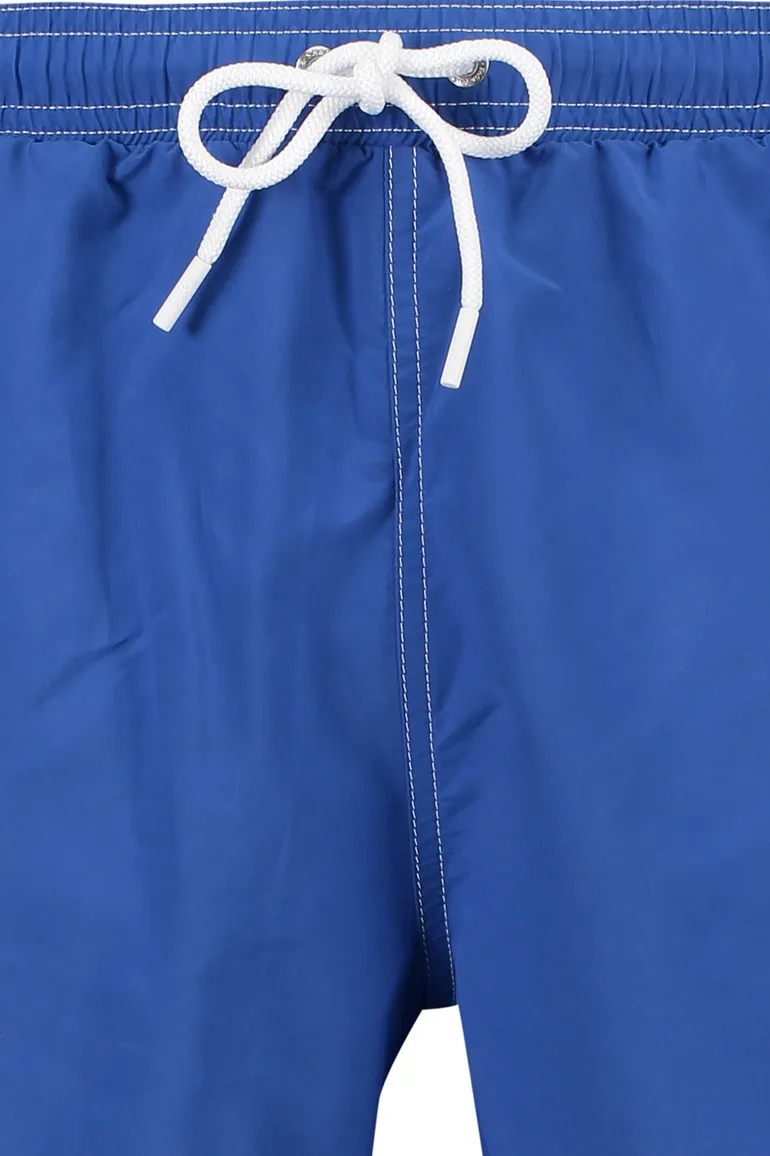 Paul & Shark zwemshort merk opdruk blauw